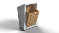 Lowpoly Trash Bin