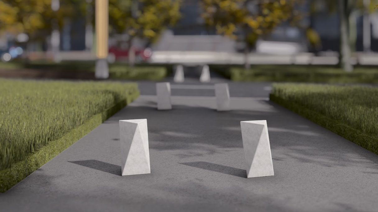 Lowpoly Bollard