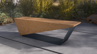 Arrow Wood Bench