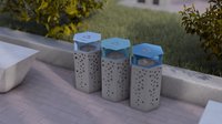 Hexa Trash Bin